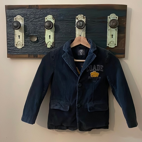 2/$18 L.O.G.G By H&M Grey Corduroy Blazer Size 5/6 - Picture 4 of 15